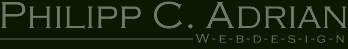 Philipp C. Adrian - Webdesign